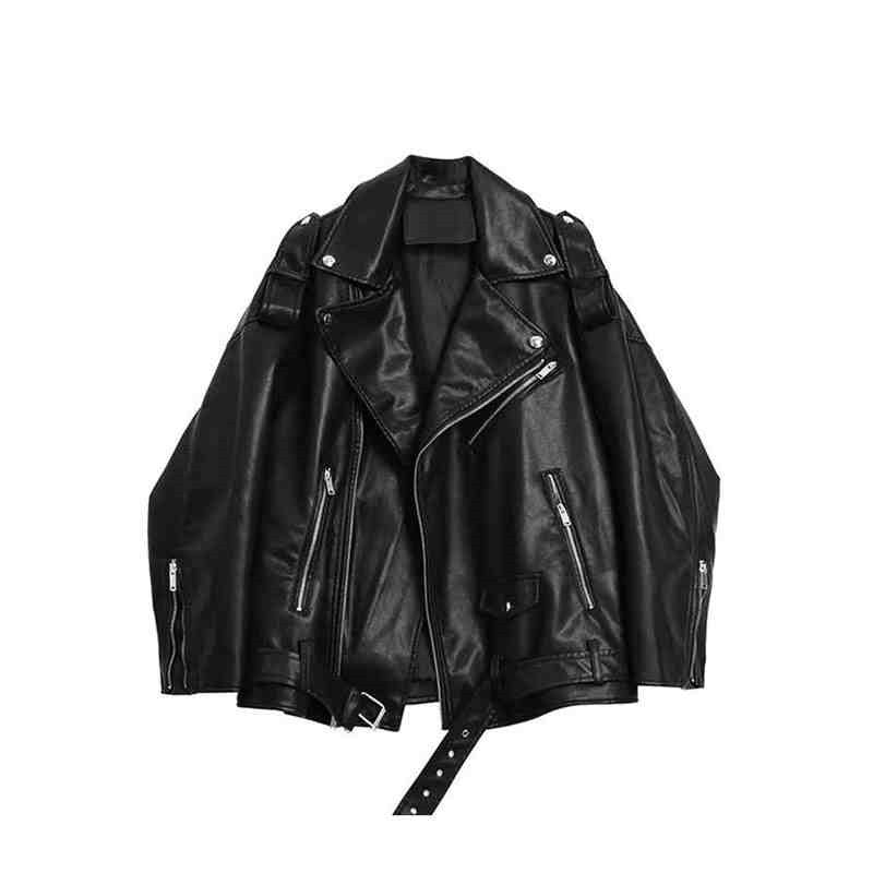 All-Match Leather Coat