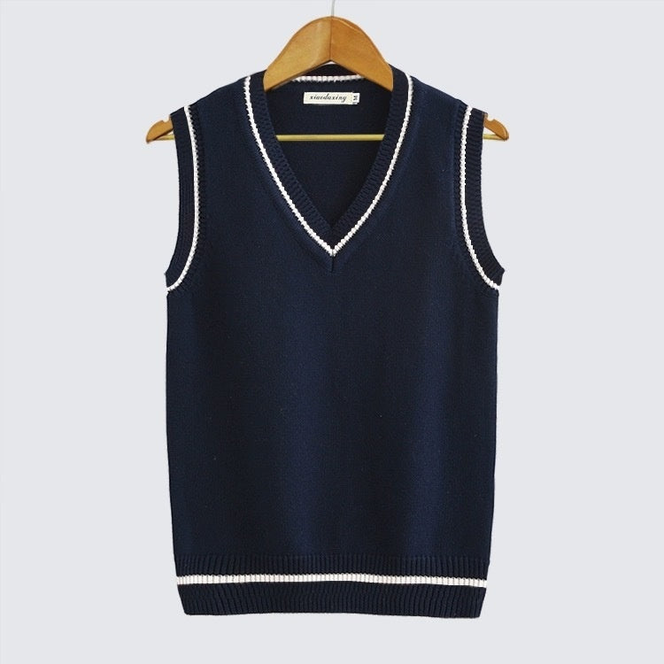 V-Neck Wool Sweater Vest