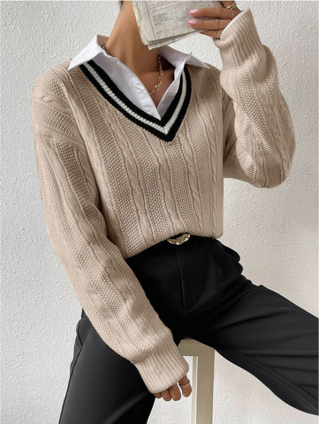 Fashion Knitted Pullover