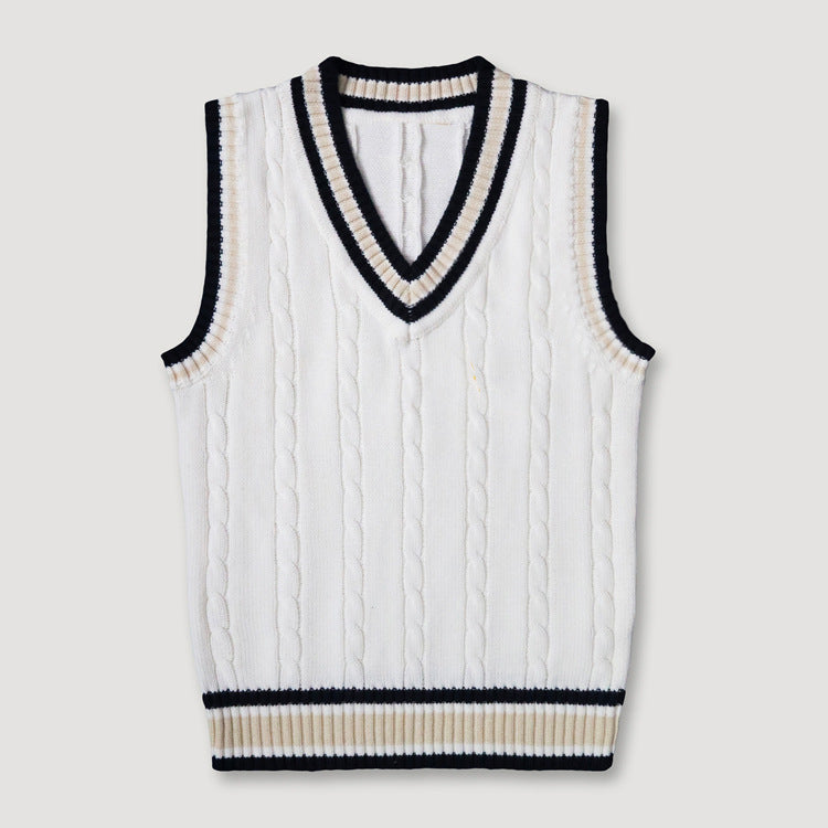 V-Neck Wool Sweater Vest