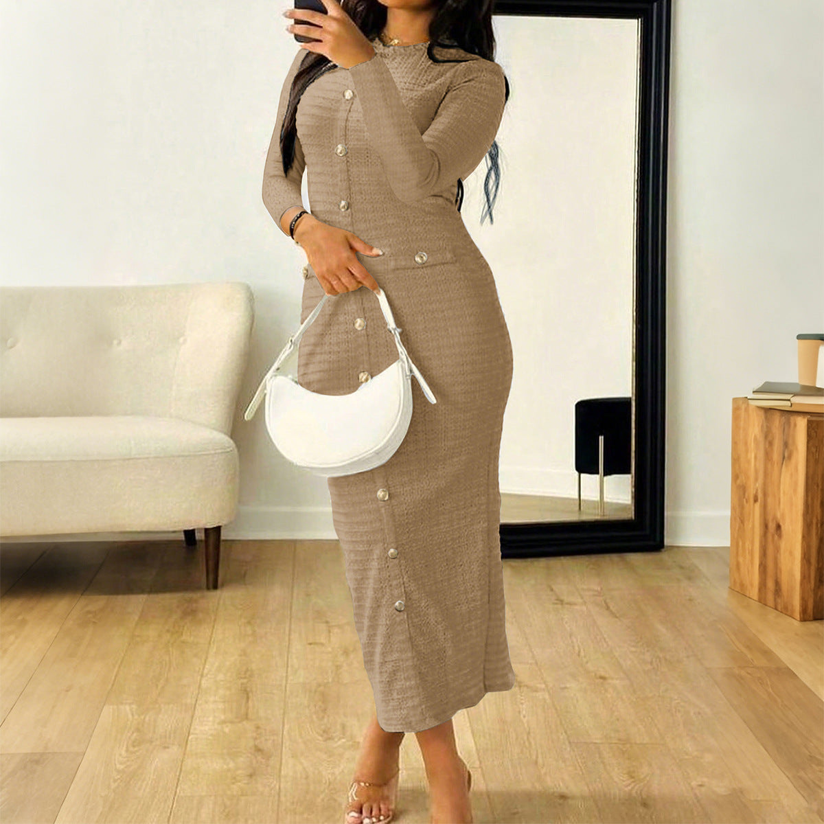 Chic Long Skirt, Slim Fit, Classy Look