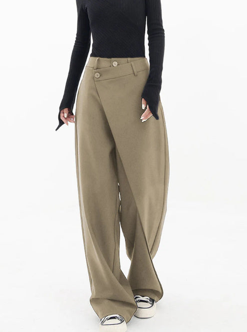 Wide-leg Pants Ins Fashion Loose Trousers Women's Clothing