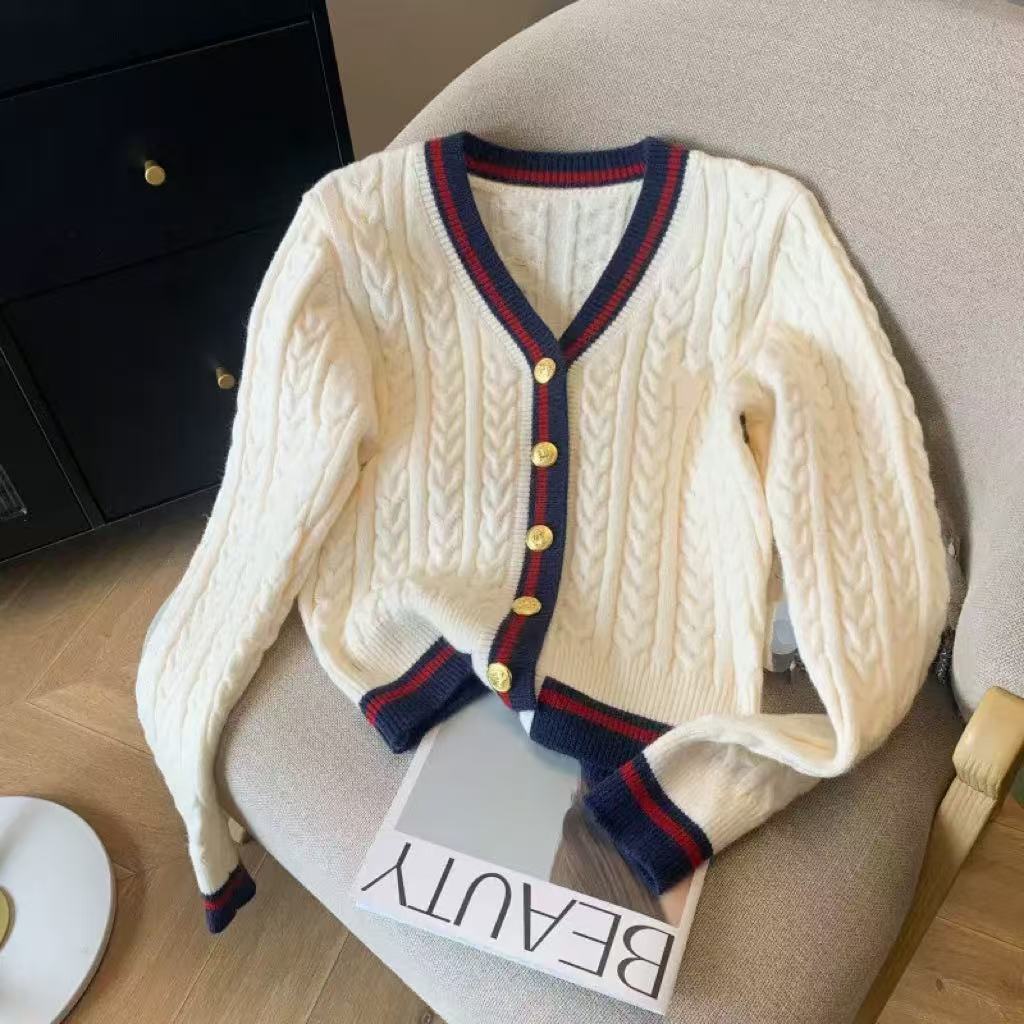 Off-Shoulder Slim Knit Ribbed Sweater Top
