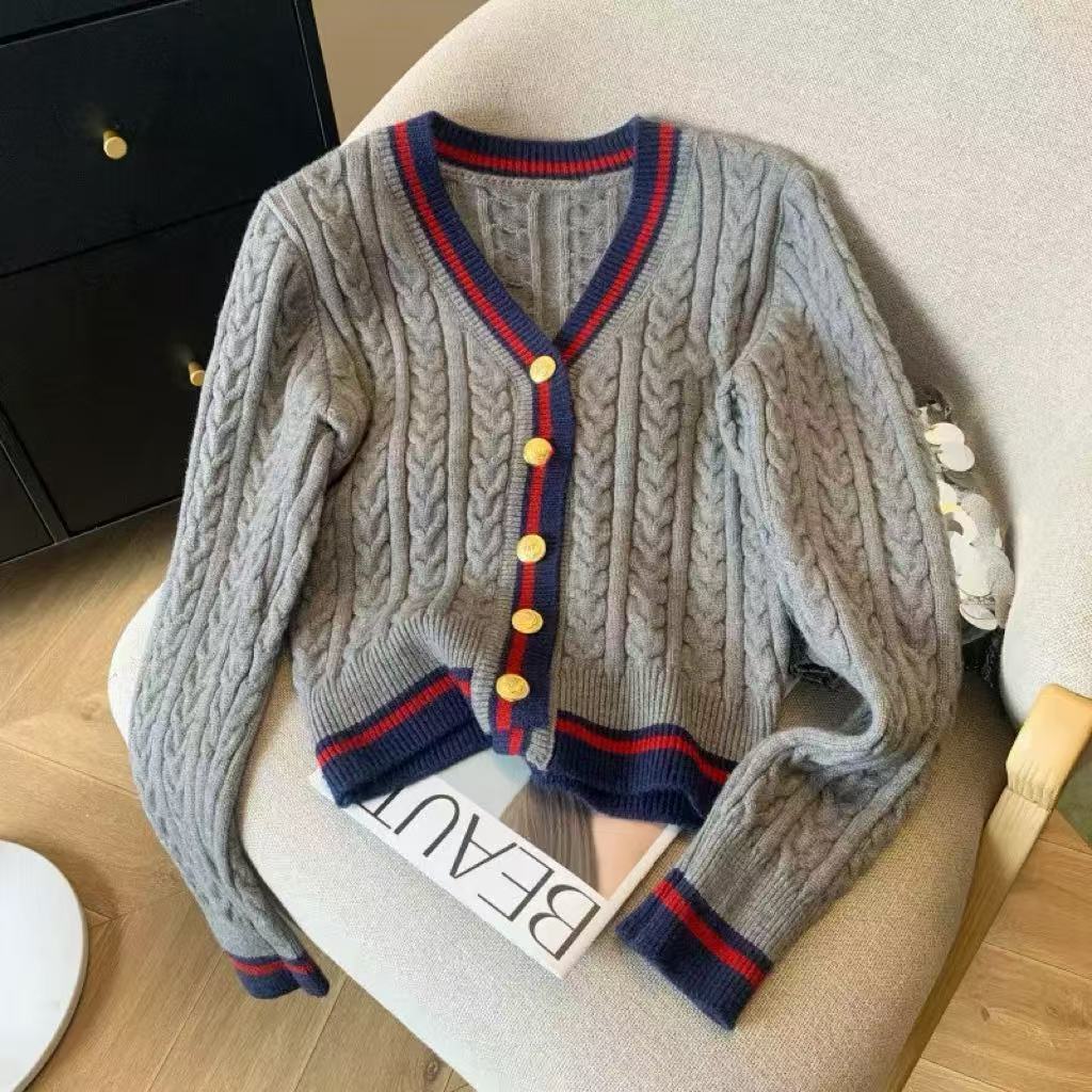 Off-Shoulder Slim Knit Ribbed Sweater Top