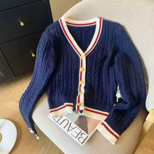 Off-Shoulder Slim Knit Ribbed Sweater Top