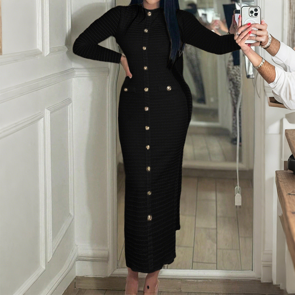 Chic Long Skirt, Slim Fit, Classy Look