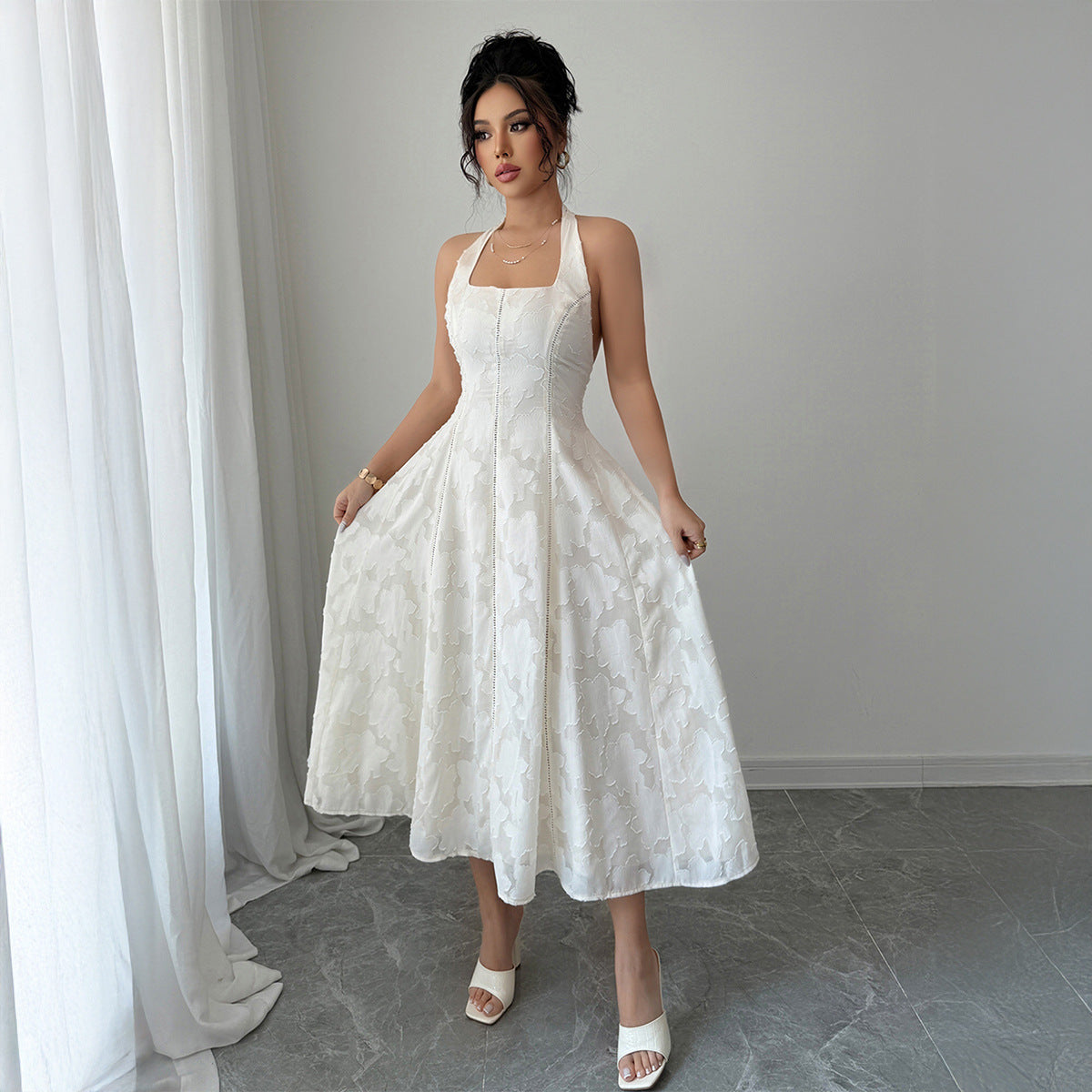 Chic Halter Maxi Dress