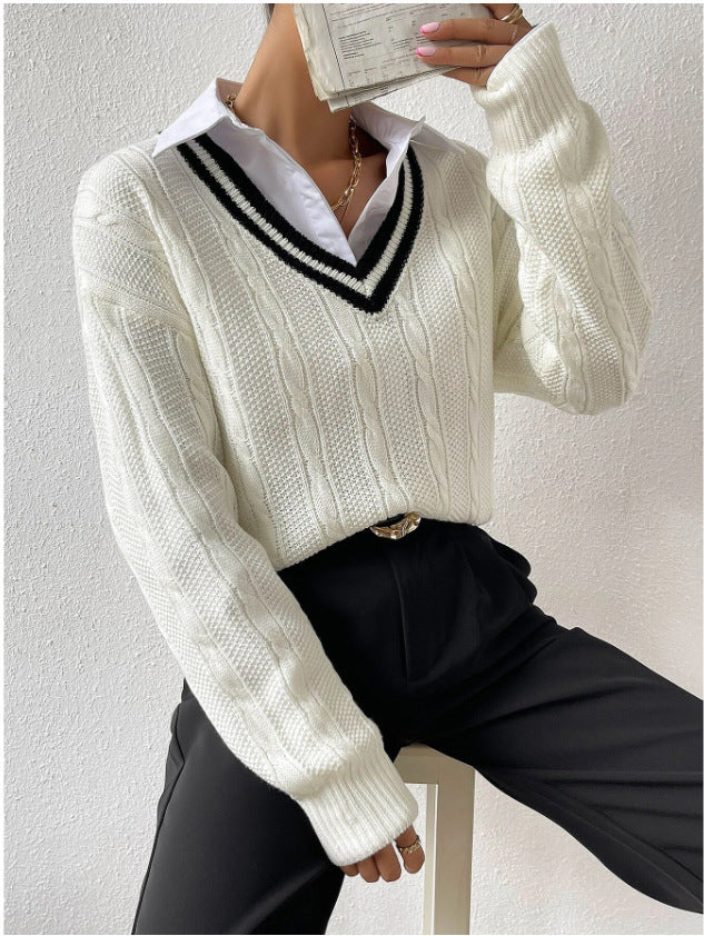 Fashion Knitted Pullover