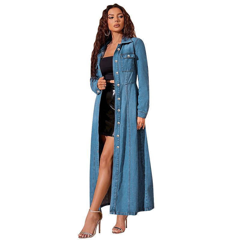 Stylish Denim Outer Dress