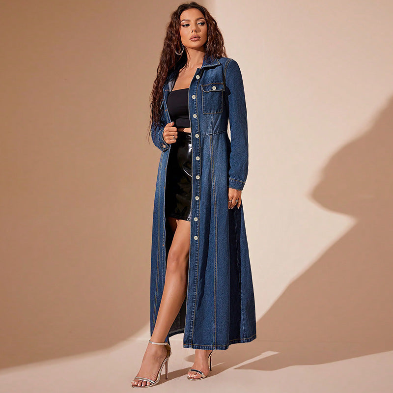 Stylish Denim Outer Dress