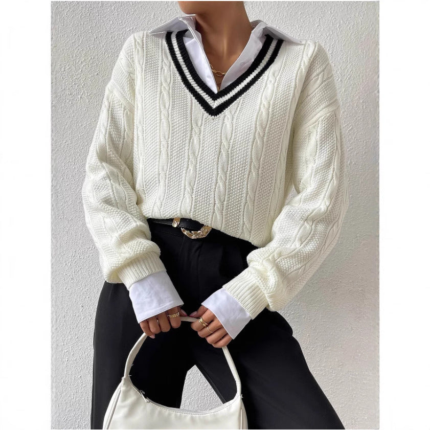Fashion Knitted Pullover