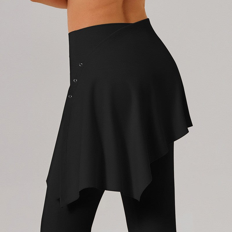 Women's Straight-leg Yoga Pants Exercise And Fitness Trousers