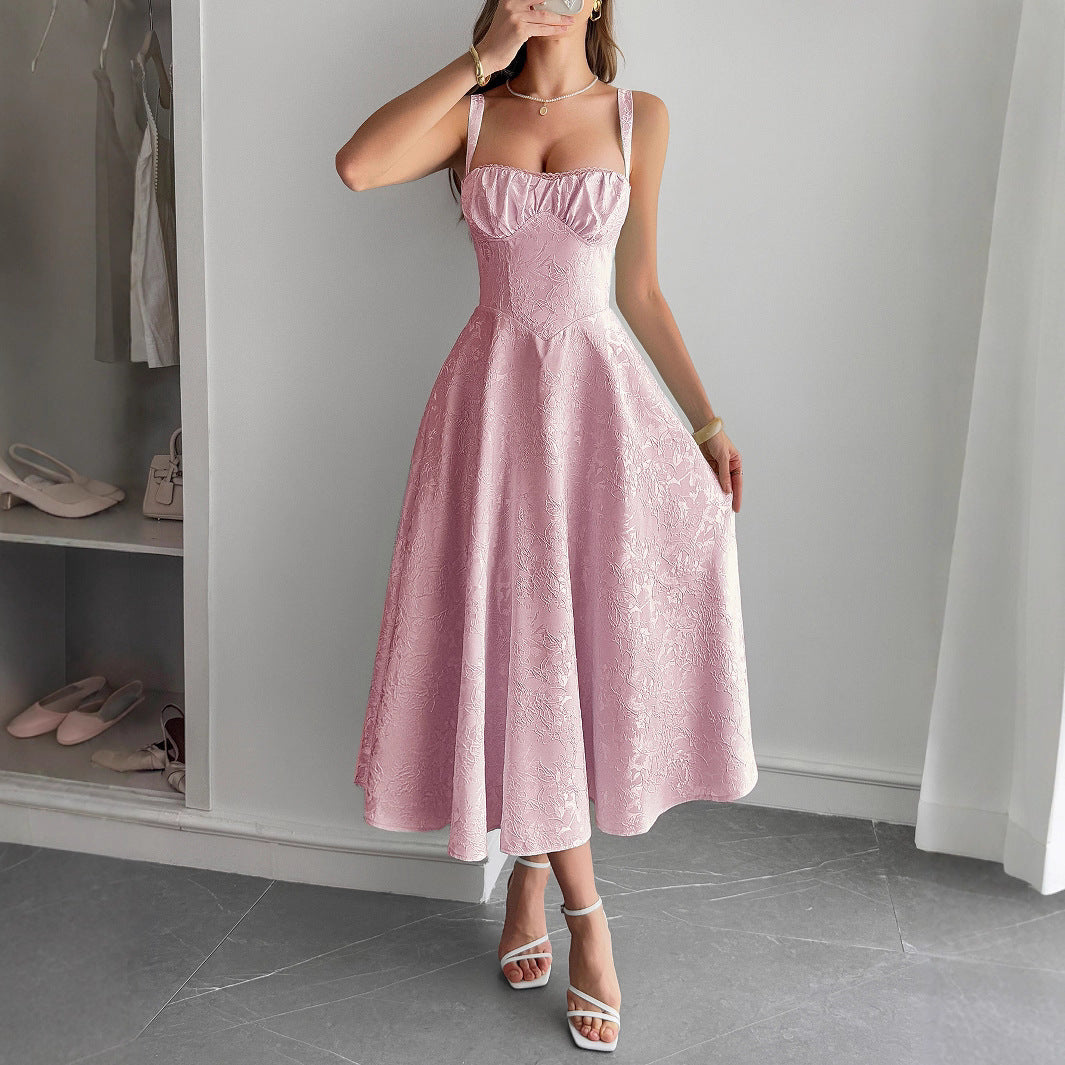 Graceful Strap Maxi Dress